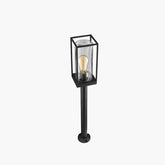Lampadaire À Ampoule Cylindrique En Verre - Clowas.fr
